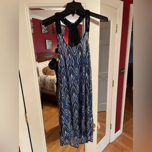 Gottex blue mesh swim coverup size S brand new w/ tags